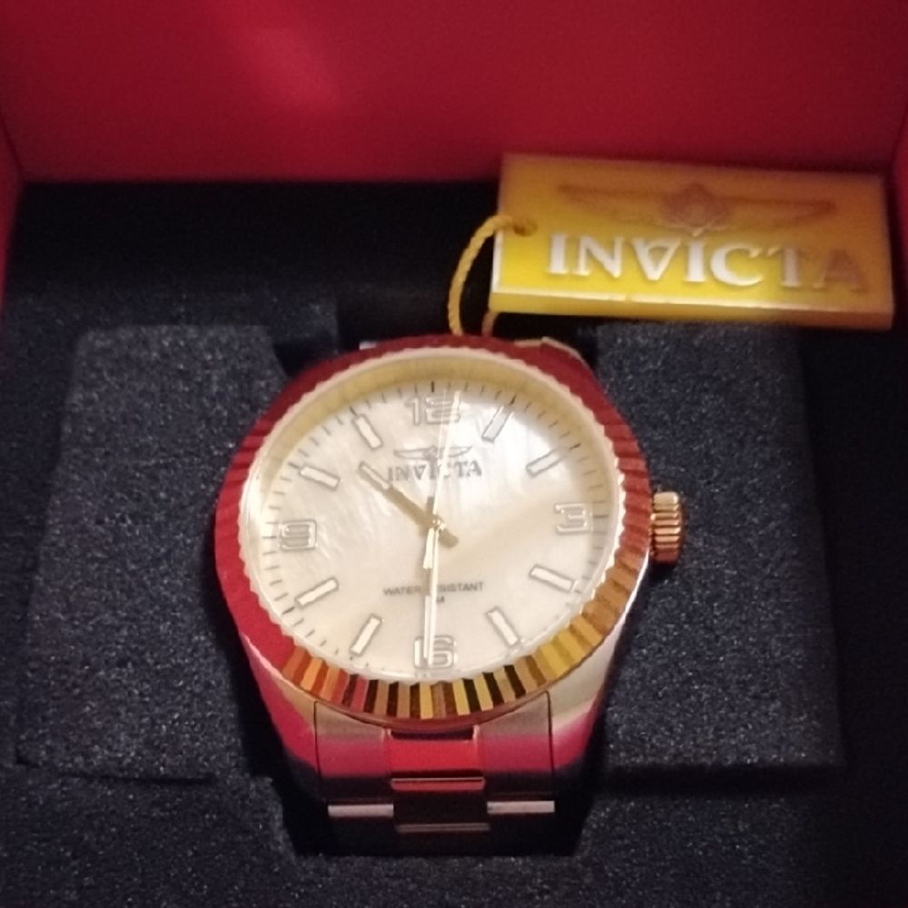 Invicta Men’s Two-Tone Gold and Silver Watch Special Edition With Champagne Dial